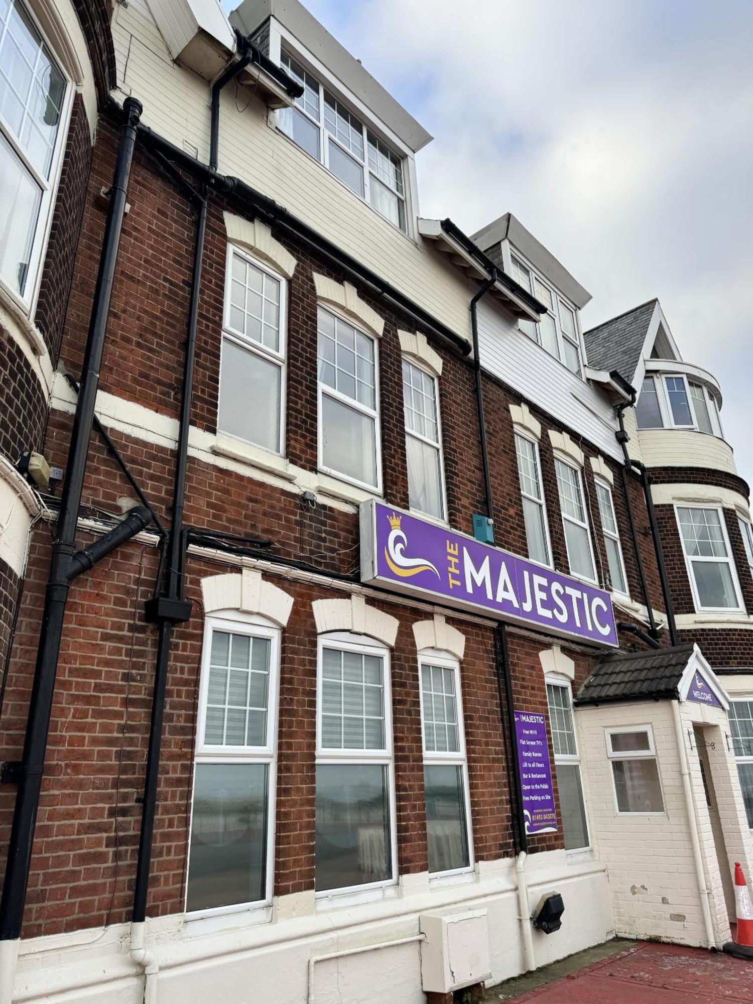 The Majestic Bed & Breakfast Горад Грэйт Ярмут Екстериор снимка